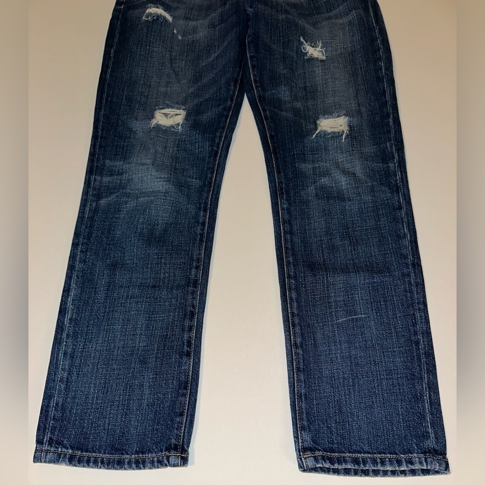 Current/Elliott “The Fling Love Destroy” Jeans Women’s 27 Straight Dark Wash - Picture 2 of 8